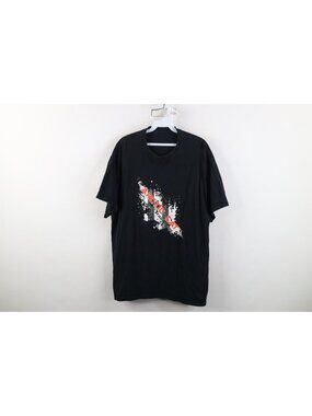 Vintage 90s Y2K Arctic Cat Trail Riders T-Shirt Mens Size XL Faded Black Cotton